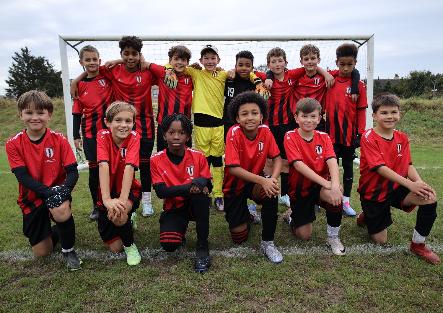 Under 11s White team photo