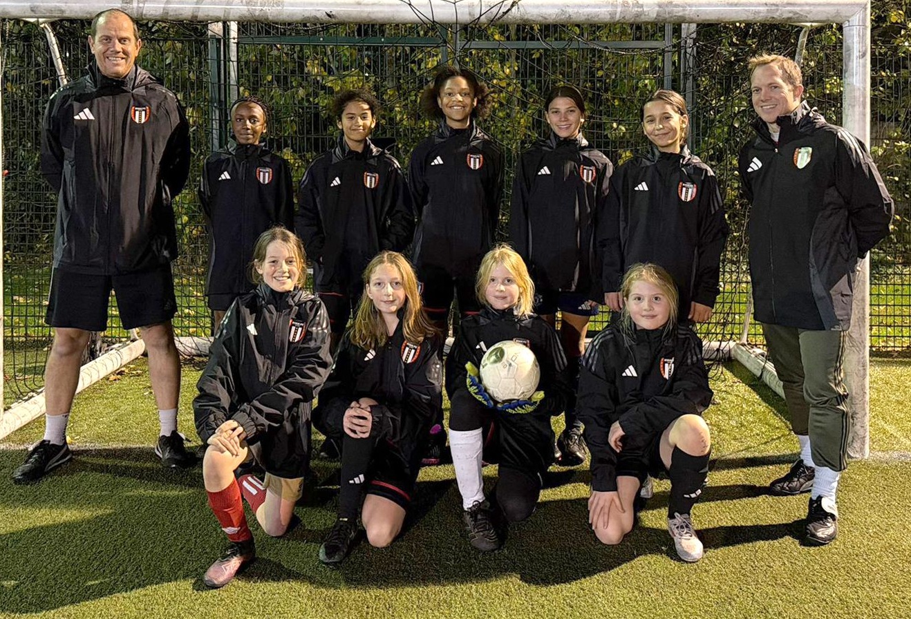 Under 12s Girls Blue team photo