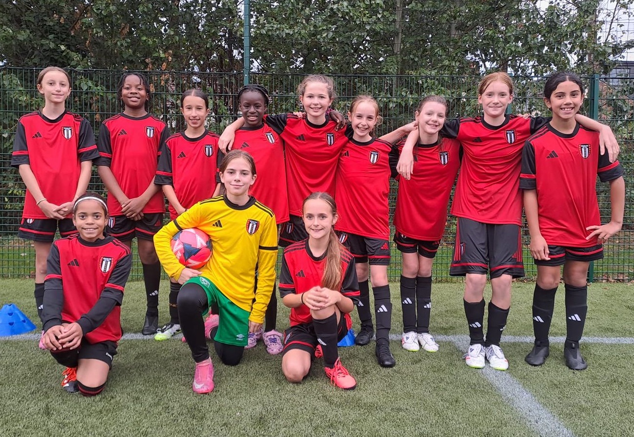 Under 12s Girls Red team photo