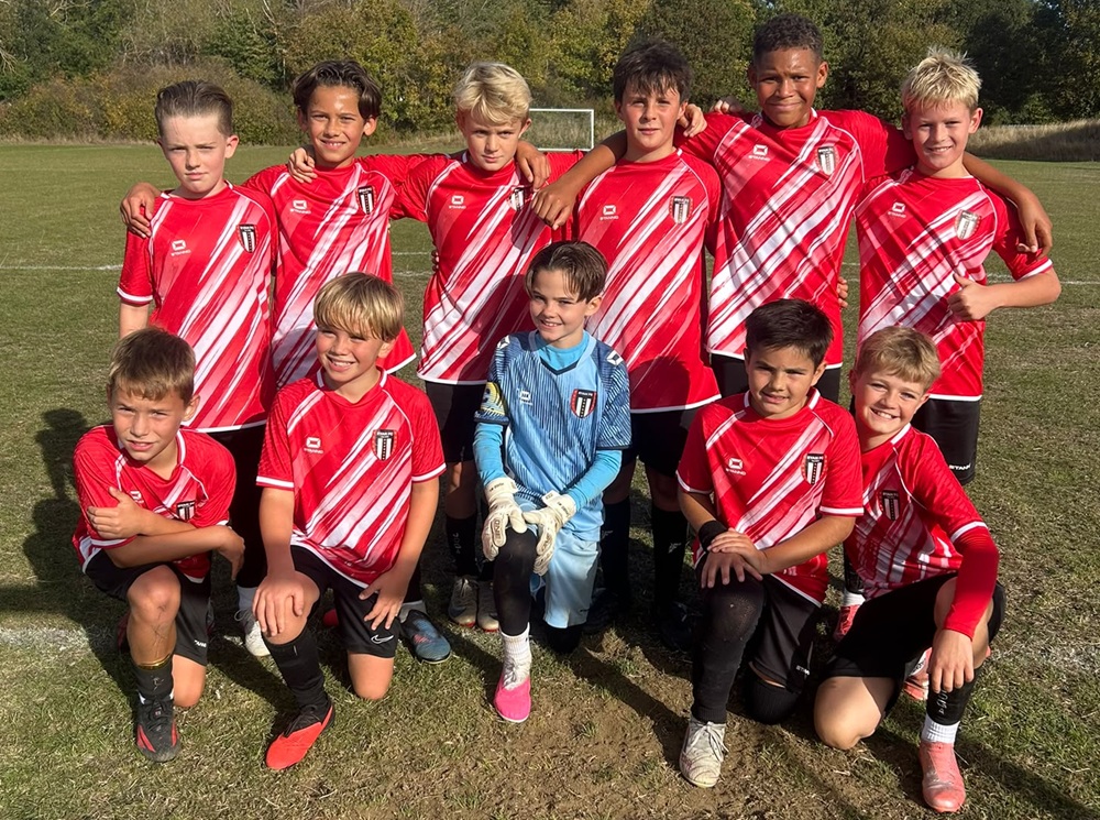Under 12s Gold team photo