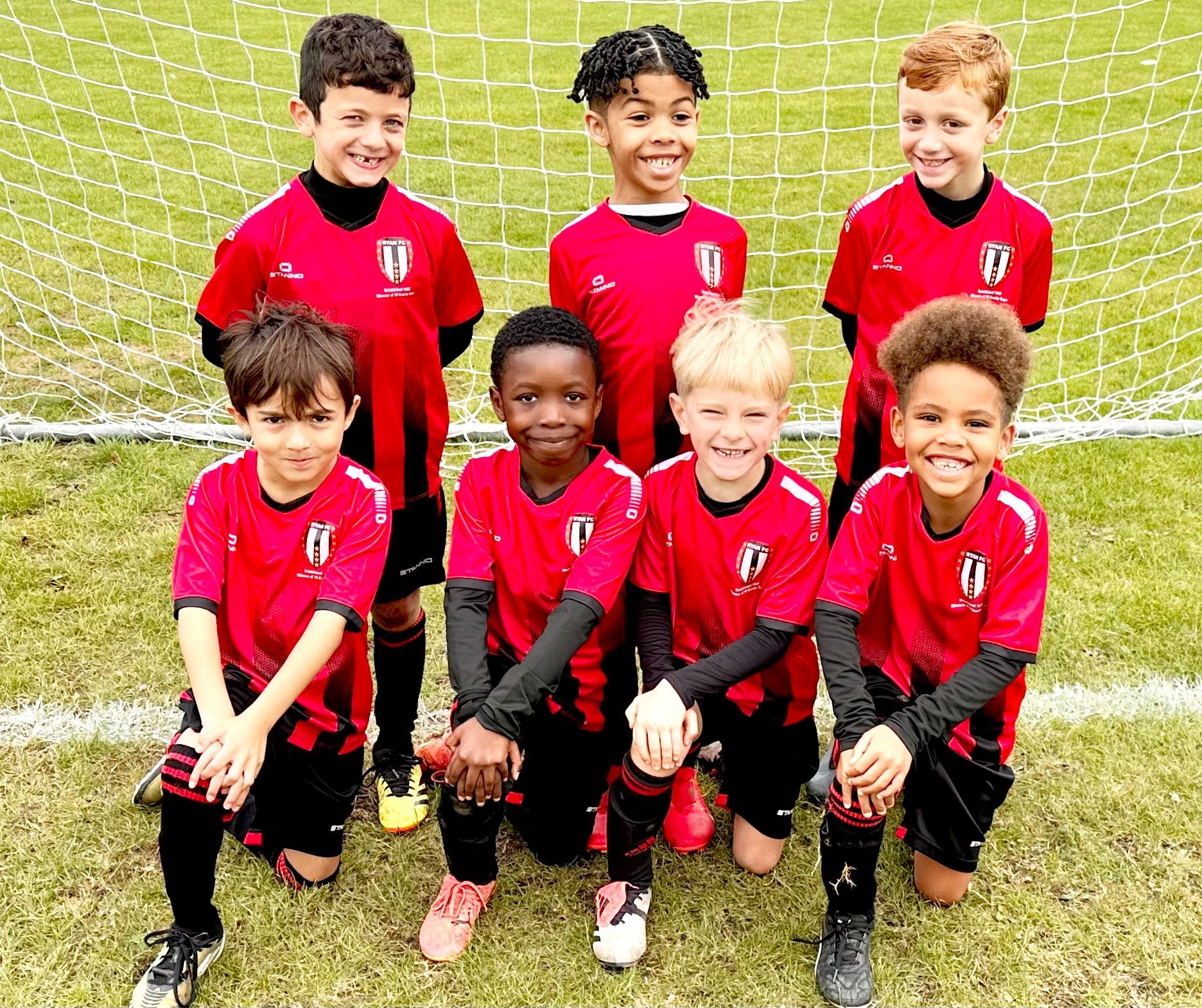 Under 7s White team photo