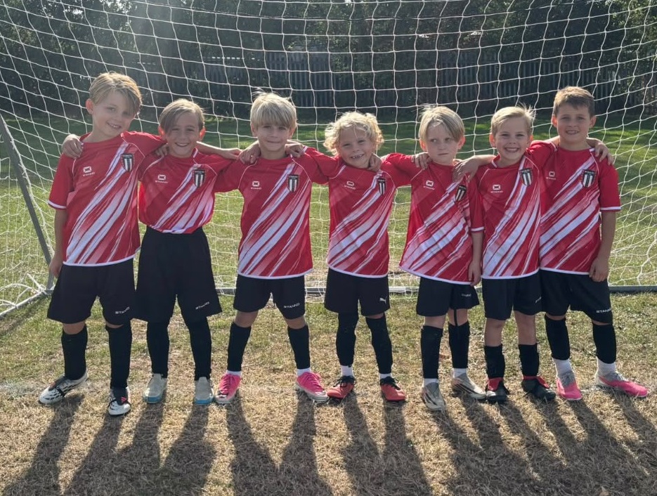 Under 8s Gold team photo